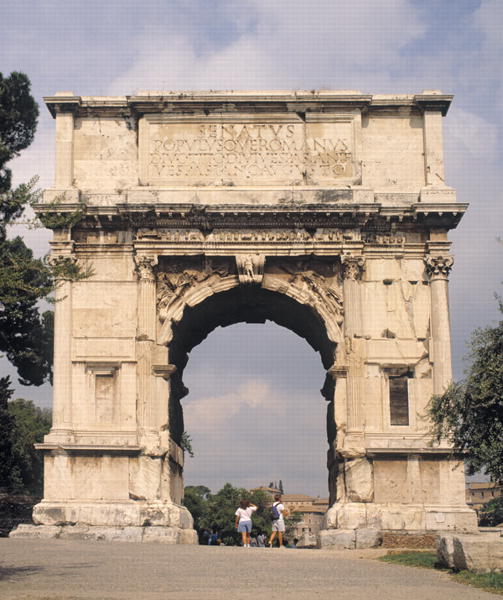 Arch of titus, rome   a view on cities