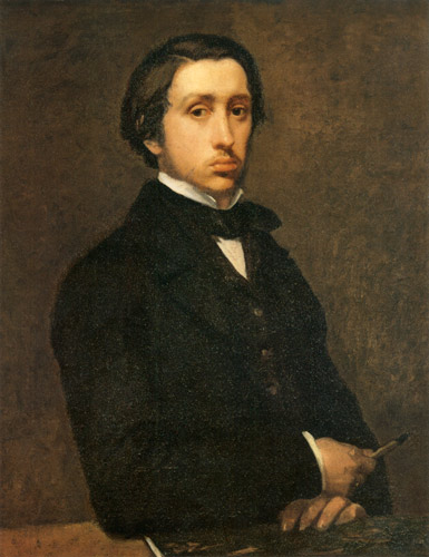 Self-portrait of Edgar Degas