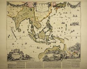 Map of the Malaysian Archipelago Allard