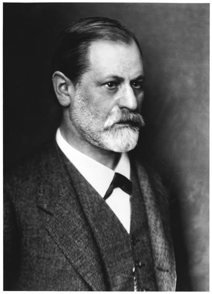 Portrait of Sigmund Freud (1856-1939) c.1900 (b/w photo) 
