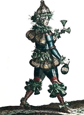 The Innkeeper, allegorical costume design