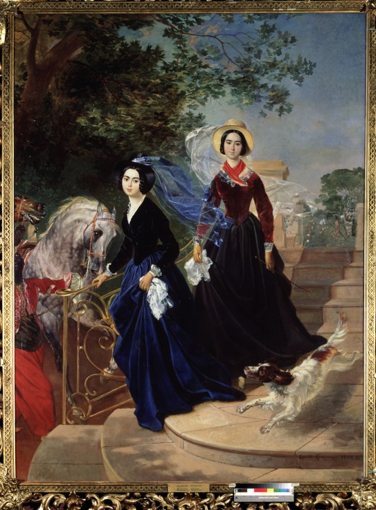 Portrait of Shishmaryev's Sisters from Brüllow