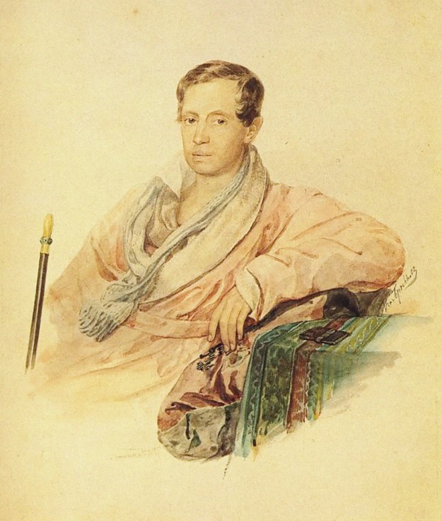 Portrait of the Diplomat Sergey I. Turgenev (1792-1827) from Brüllow