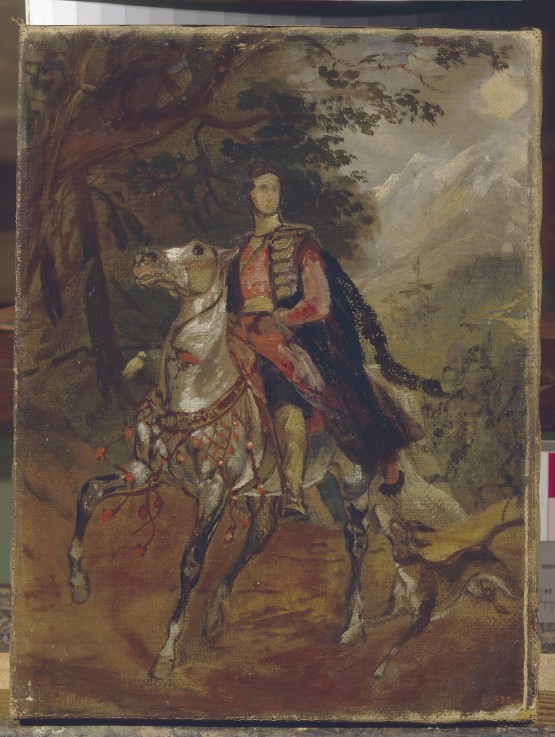Portrait of Count Anatole Nikolaievich Demidov, 1st Prince of San Donato (1812-1870) from Brüllow