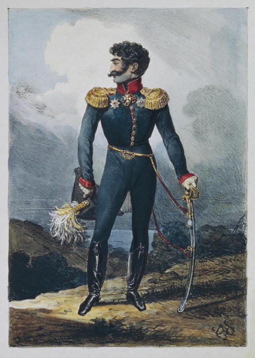 Portrait of Prince Valerian Grigoryevich Madatov (1782-1829) from Brüllow