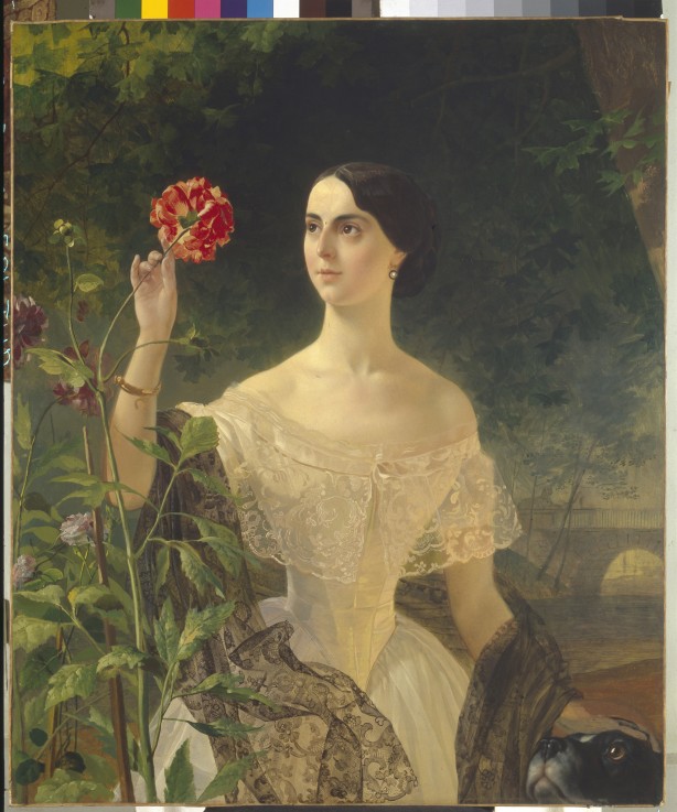 Portrait of Countess Sophia Bobrinskaya, née Samoylova (1797-1866) from Brüllow
