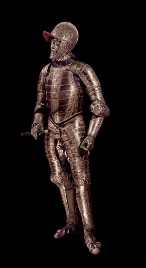 Armour made for Philip II of Spain (1527-98) from Desiderius Colman