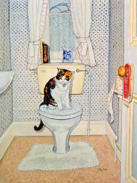 Cat on the Loo, 1991 