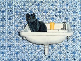 My Bathroom Cat 