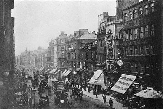 Market Street, Manchester, c.1910 from English Photographer
