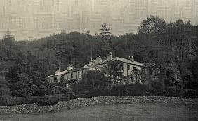 John Ruskin''s (1819-1900) home at Brantwood (b/w photo) 