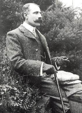 Sir Edward Elgar (1857-1934) (b/w photo) 