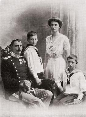 The Danish Royal Family, from ''The Year 1912'', published London, 1913 (b/w photo) 