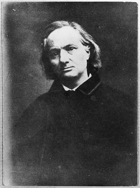 Charles Baudelaire (1821-67) (b/w photo)  from French Photographer