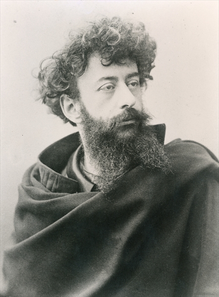Joseph Peladan (1858-1918) (b/w photo)  from French Photographer