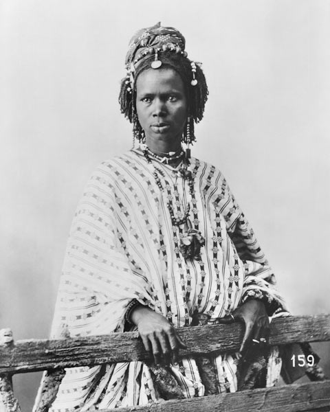 Senegalese woman, c.1900 (b/w photo)  from French Photographer