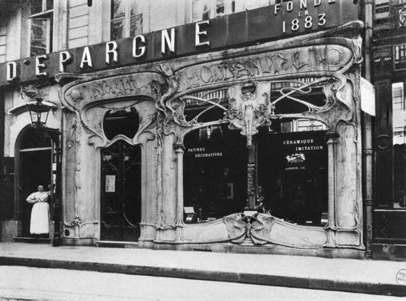 Shop window, Paris, 1904 (b/w photo)  from French Photographer