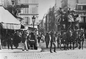 View of Paris, c.1900 (b/w photo) 