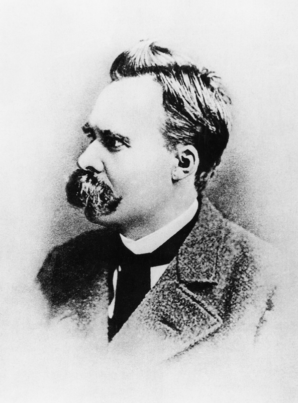 Friedrich Wilhelm Nietzsche in 1883, ill - German Photographer as art print  or hand painted oil.