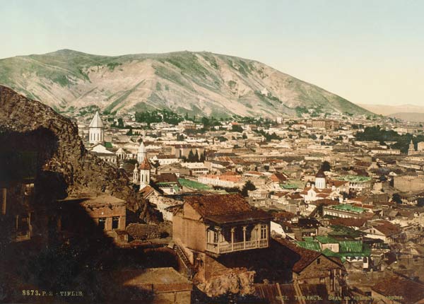Vintage postcard of Tbilisi, 1890s from Russian Photographer