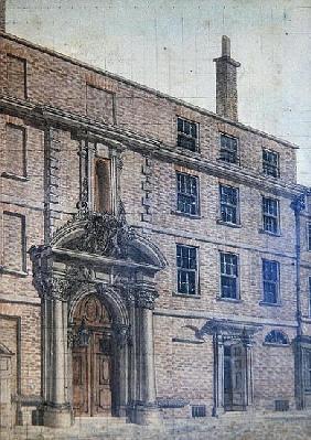 The Old Entrance to Merchant Taylors'' Hall, Threadneedle Street