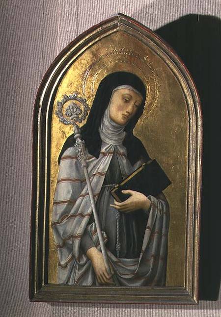 St. Clare, panel from a polyptych removed from the church of St. Francesco in Padua from A. and B. Vivarini