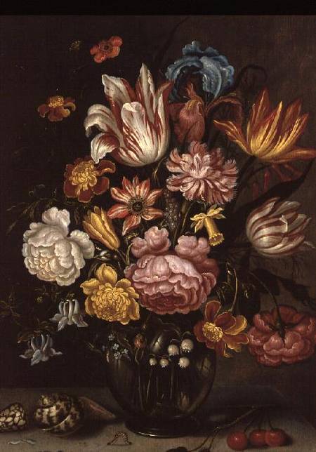 Still Life of Flowers in an Ovoid Vase from Abraham Bosschaert