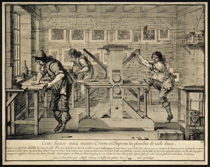 Workshop of an Engraver from Abraham Bosse