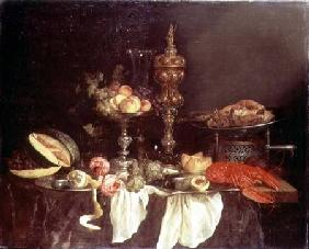 Still Life with a Lobster and a Turkey