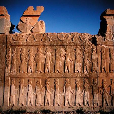 Relief from the north portico frieze of the Apadana from Achaemenid