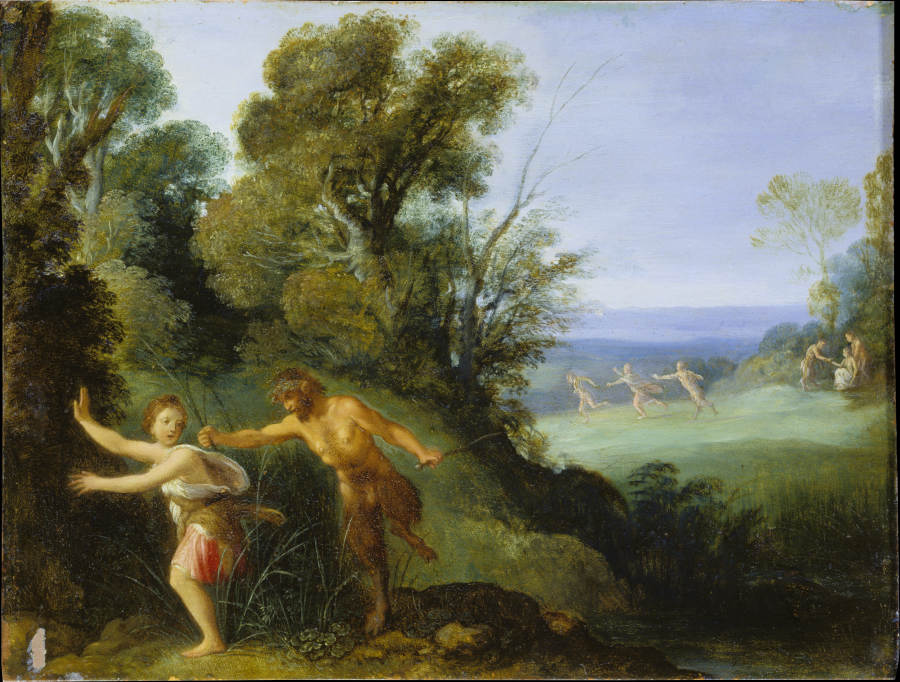 Pan and Syrinx from Adam Elsheimer