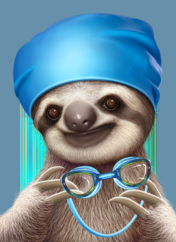 SLOTH WITH GOGGLES from Adam Lawless