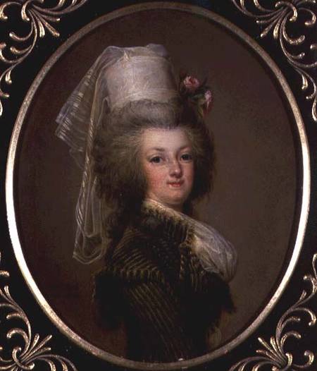 Archduchess Marie Antoinette Habsburg-Lothringen (1755-93), fifteenth child of Empress Maria Theresa from Adolf Ulrich Wertmuller