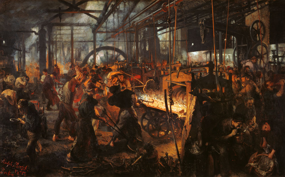 Iron mill from Adolph Friedrich Erdmann von Menzel