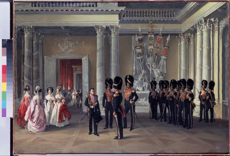 The Heraldic Hall in the Winter Palace in St. Petersburg from Adolphe Ladurner
