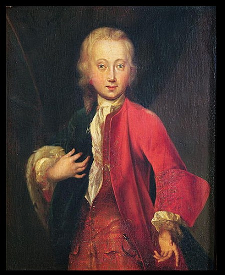 Portrait of Comte Maurice de Saxe (1696-1750) Aged Fifteen, c.1711 from Adriaan van der Werff