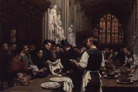 Distributing Left-overs to the Poor after the Lord Mayor's Banquet at the Guildhall