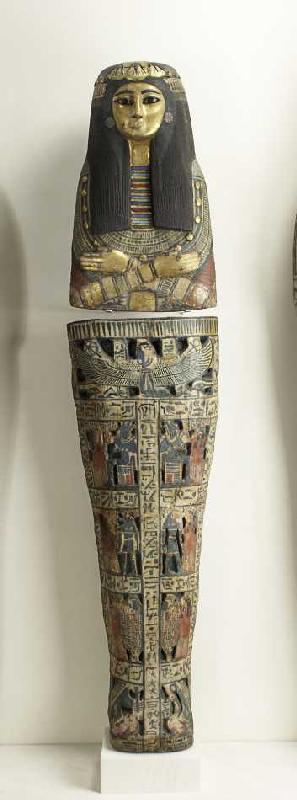Mumiendecke der Amunpriesterin Takait. 13. Jahrhundert v.Chr. from Ägyptisch