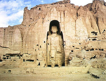 Giant standing Buddha from Afghan School
