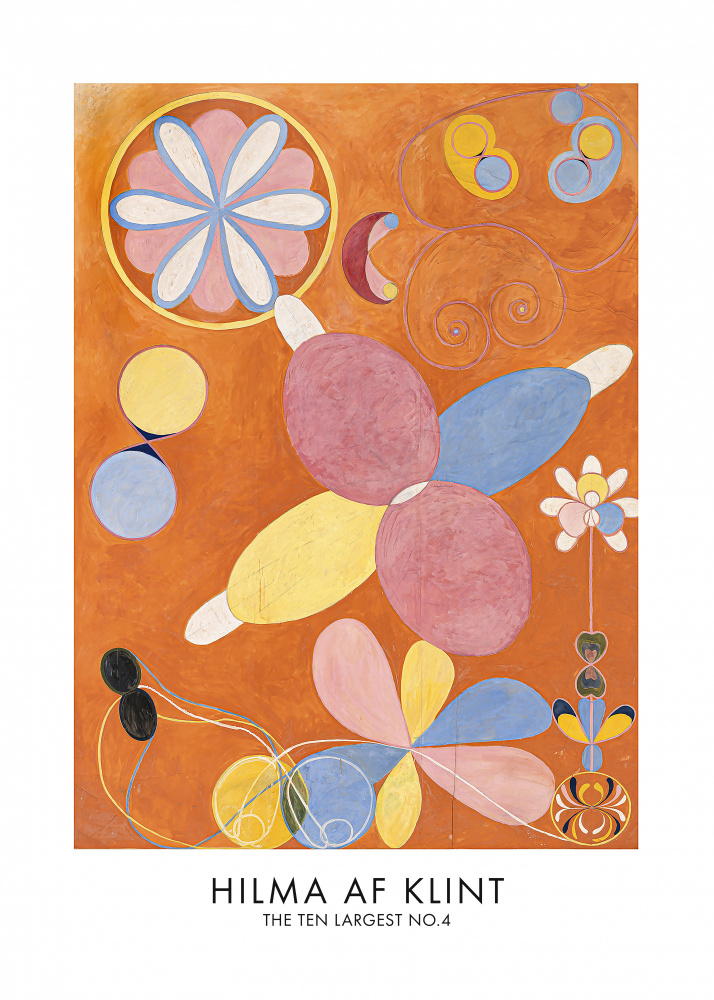 The Ten Largest No.4 Poster from Hilma Af Klint