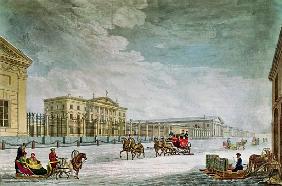 View of the Imperial Bank and the Shops at St. Petersburg (see also 87474)