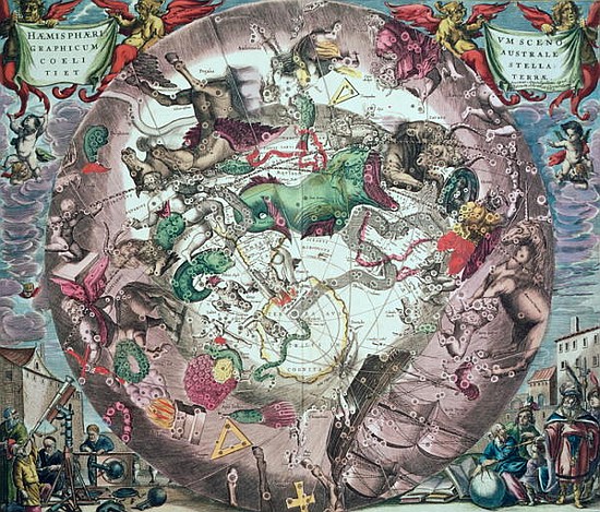 Constellations of the Southern Hemisphere, from ''The Celestial Atlas, or the Harmony of the Univers from (after) Andreas Cellarius
