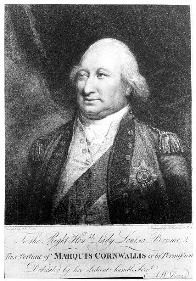 Charles, Marquis of Cornwallis from (after) Anthony Devis