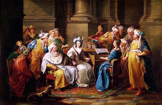 The Grand Turk Giving a Concert for his Mistress from (after) Carle van Loo