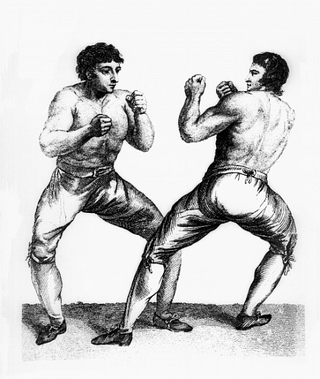 Boxing Match Between Daniel Mendoza and Richard Humphreys, 29th September 1790 from (after) Charles Reuben Ryley