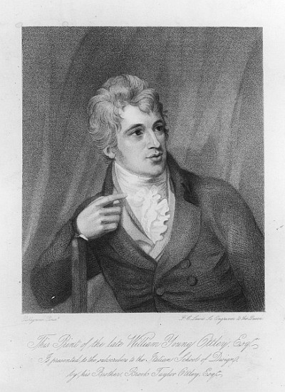 William Young Ottley; engraved by Frederick Christian Lewis, c.1836 from (after) Domenico Pellegrini
