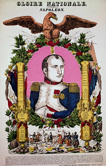 Portrait of Napoleon I (1769-1821) in commemoration of the Battle of Austerlitz, 2nd December 1805;  from (after) Francois Georgin