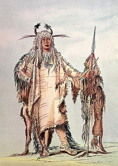 Blackfoot Indian Pe-Toh-Pee-Kiss, The Eagle Ribs from (after) George Catlin