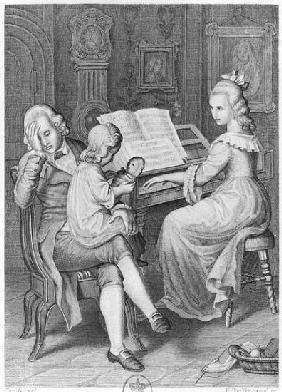 Illustration from ''The Sorrows of Werther'' Johann Wolfgang Goethe (1749-1832) ; engraved by Xaver 