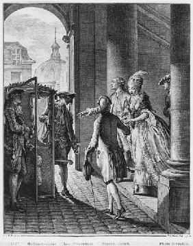 The Precautions; engraved by Pietro Antonio Martini (1739-97)